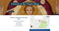 Desktop Screenshot of churchofthevirginmary.net